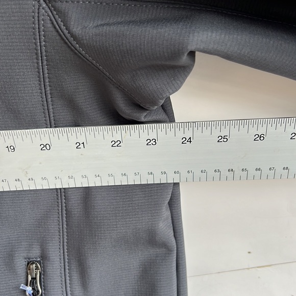 NEW Eddie Bauer Rugged Ripstop Soft Shell Jacket Size L Grey Steel/Black - Picture 10 of 11